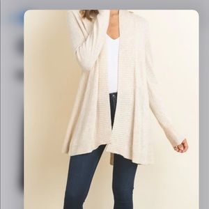 Long sleeve blush cardigan